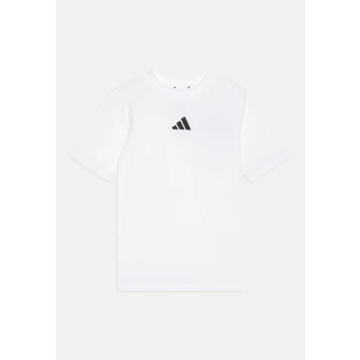 Abbildung von adidas Performance TEE Unisex Tshirt basic für Kinder, Größe: 164, White/black