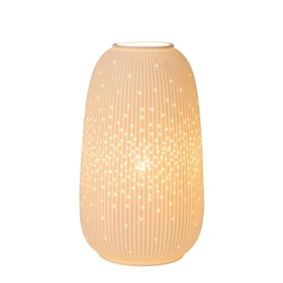 Abbildung von LUCIDE FLORES Tischlampe Ø 14,1 cm 1xE14 Weiß