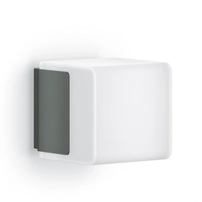 Abbildung von Steinel LED Außenwandleuchte L 835 SC Connect, smarte Wandlampe außen, Bewegungsmelder, dimmbar, vernetzbar per App, Zeitschaltuhr, 3000 K, Anthrazit