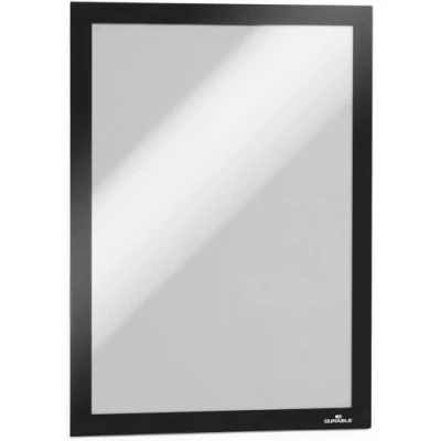 Abbildung von Durable Info Rahmen Duraframe (A4, selbstklebend mit Magnetverschluss) 2 Stück, schwarz, 487201
