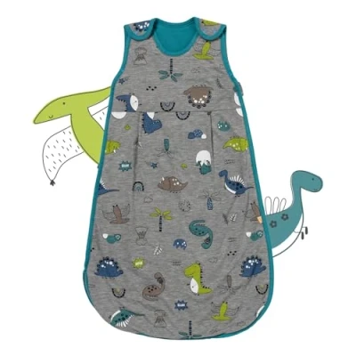 Abbildung von schlummersack Schlafsack Baby Sommer 110 cm dünn Dino Babyschlafsack 1.0 Tog 1 Baumwolle Frühling