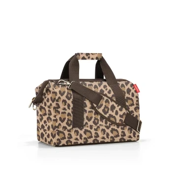 Abbildung von reisenthel Allrounder M Leo Macchiato Vielfältige Doktortasche zum Reisen, für die Arbeit oder Freizeit Mit funktional stylischem Design