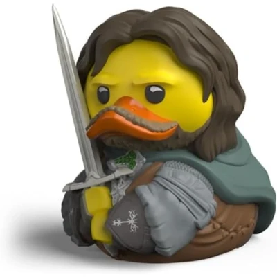 Abbildung von TUBBZ Box Ausgabe Aragorn Sammler Vinyl Gummiente Figur Offizielles der Herr Ringe Merchandise Fernsehen, Filme &amp; Videospiele