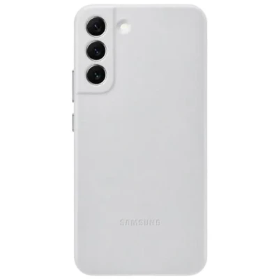 Abbildung von Samsung Lederen Back Cover Grau Galaxy S22+