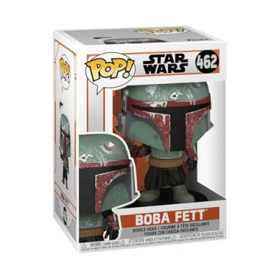 Abbildung von Funko Pop! Star Wars: The Mandalorian Boba Fett Vinyl Sammelfigur Geschenkidee Offizielle Handelswaren Spielzeug Für Kinder und Erwachsene TV Fans Modellfigur Sammler Display