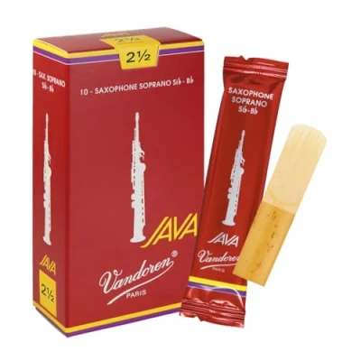 Abbildung von Vandoren Blatt Sopran Saxophon Java Filed Red Stärke: 2 1/2