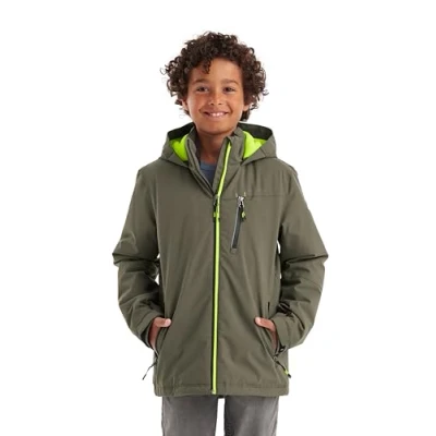 Abbildung von killtec Jungen Funktionsjacke mit Kapuze/Winterjacke ist wasserdicht KOW 159 BYS JCKT, dunkeloliv, 176, 40915 000