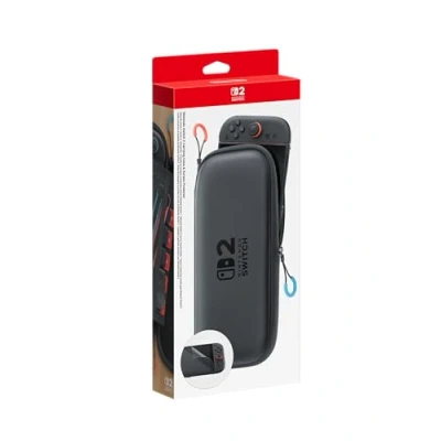 Abbildung von Nintendo Switch 2 Tasche und Schutzfolie