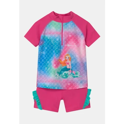 Abbildung von Playshoes Uvschutz Meerjungfrau SET Badeanzug für Kinder, Größe: 122/128, Pink