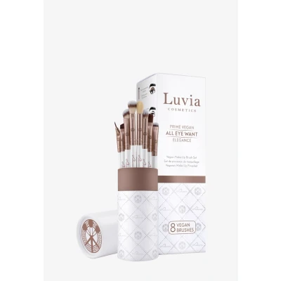 Abbildung von Luvia Cosmetics ALL EYE WANT Pinselset, Größe: One Size, Pearl white/coffee brown