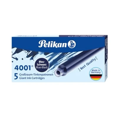 Abbildung von Pelikan 310607 Tintenpatronen 4001 GTP/5, 5 er Pack, blau/schwarz