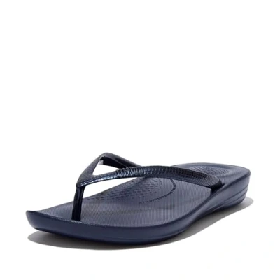 Abbildung von Fitflop Iqushion Ergonomic Badezehentrenner, Damen, Größe: 40, Midnight navy Schuhe