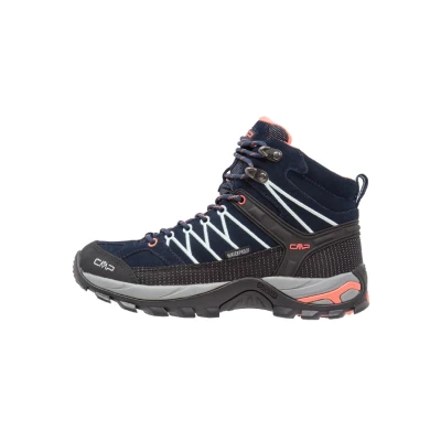 Abbildung von CMP Rigel MID Trekking Shoes WP Hikingschuh, Damen, Größe: 36, Blue/giada/peach Leder/synthetik