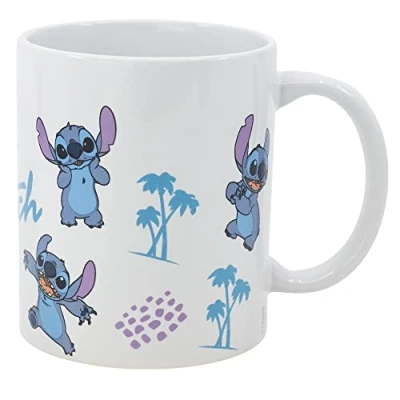 Abbildung von KERAMIKTASSE 325 ML STITCH LEAVES PATTERN