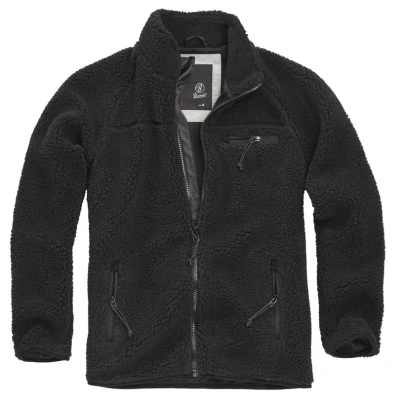 Abbildung von Brandit Teddy Fleecejacke, Herren, Größe: 5XL, Black