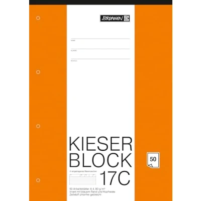 Abbildung von Brunnen Block A4 Kieserblock liniert 50Bl