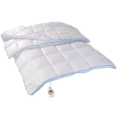 Abbildung von PROCAVE TopCool 4 Jahreszeiten Qualitäts Bettdecke mit Druckknöpfen für Winter und Sommer Soft Komfort 135x200cm