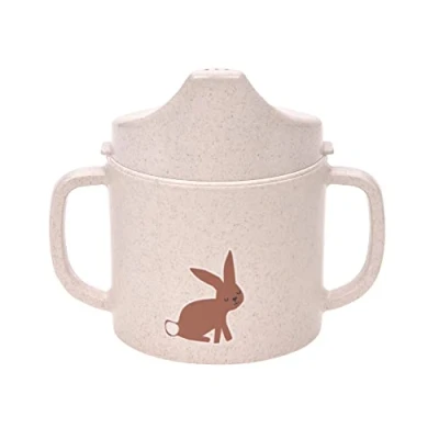 Abbildung von LÄSSIG Kinder Trinklernbecher mit Henkel und abnehmbarem Deckel 150 ml/Sippy Cup Little Forest Rabbit