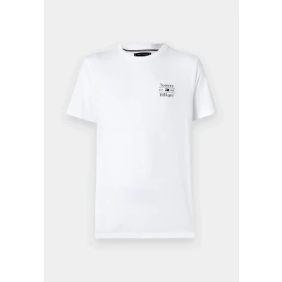 Abbildung von Tommy Hilfiger Stack Tshirt print, Herren, Größe: Medium, White