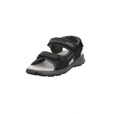 Abbildung von Superfit Criss Cross Trekkingsandale für Kinder, Größe: 28, Black/grey Schuhe