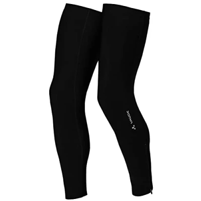 Abbildung von VAUDE Leg Warmer II Wärmende Beinlinge Atmungsaktiv, Elastisch, Schnelltrocknend, Klimaneutral, Umweltfreundlich Ideal für Mehrzweck Einsatz, black uni