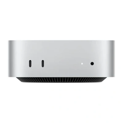 Abbildung von Apple Mac Mini Desktop Computer mit M4 Chip 10 Core CPU und GPU: 24 GB gemeinsamer Arbeitsspeicher, 512 SSD Speicher, Gigabit Ethernet. Funktioniert iPhone/iPad