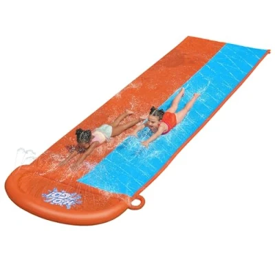 Abbildung von Bestway H2OGO!™ Doppel Wasserrutsche, Double, 488 x 138 cm