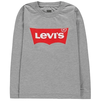 Abbildung von Levi&#039;s Batwing Screenprint Hoodie Kapuzenpullover für Kinder, Größe: 116, Black