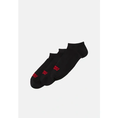 Abbildung von Levi&#039;s LOW CUT Batwing LOGO Recycled 3 PACK Socken, Herren, Größe: 39 42, Black