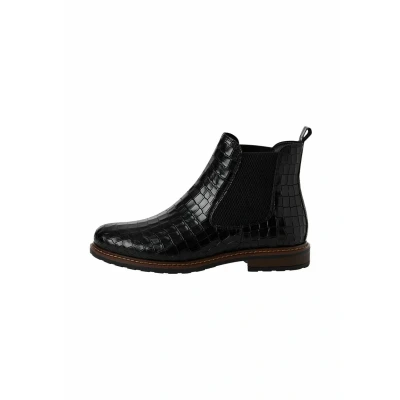 Abbildung von Tamaris Chelsea Ankle Boot, Damen, Größe: 36, Blk lea croco Schuhe
