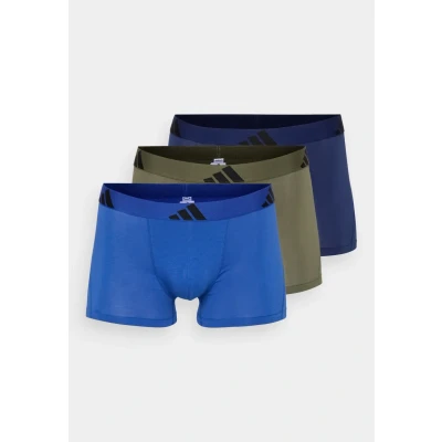 Abbildung von adidas Sportswear Trunk 3 PACK Panties, Herren, Größe: Medium, Khaki/blue/dark blue