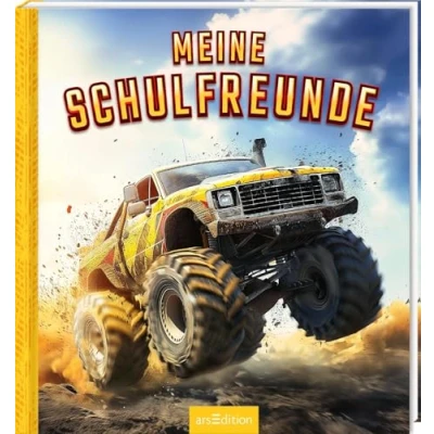 Abbildung von Meine Schulfreunde Monstertruck: Freundebuch für die Grundschule Geschenk den Schulanfang
