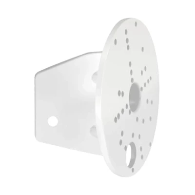 Abbildung von EGLO Außenstrahler Eckanbindung, Eckhalterung aus Stahl für Außenlampen, Farbe: Weiß, Ø: 11,2 cm, 6.3 x 11.6 11.5 cm
