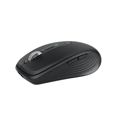 Abbildung von Logitech MX Anywhere 3S Compact Kabellose Maus, Fast Scrolling, 8K DPI Any Surface Tracking, Quiet Clicks, Programmierbare Tasten, USB C, Bluetooth, Windows PC, Linux, Chrome, Mac Graphit