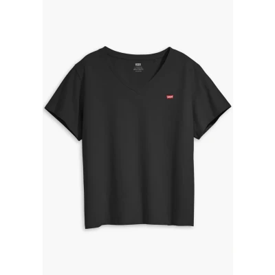 Abbildung von Levi&#039;s Plus NECK TEE Tshirt basic, Damen, Größe: 46/48, Caviar