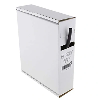 Abbildung von Schrumpfschlauch schwarz 3:1, 6,0 2,0mm, 7 Meter Spenderbox