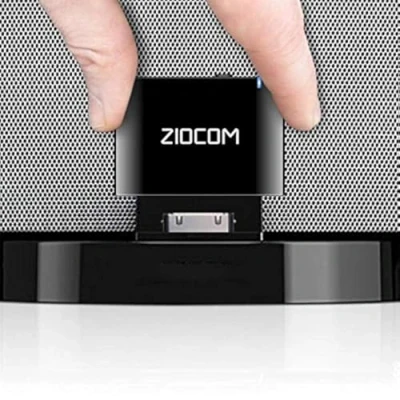 Abbildung von 30 poliger Bluetooth Adapter für Bose Sounddock und andere Musik Dockingstationen, iPod Docking Lautsprecher das iPhone (Nicht Autos oder Motorräder geeignet) schwarz