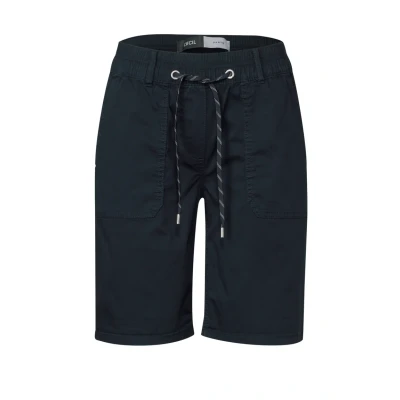 Abbildung von Cecil Twill IM Washedlook Shorts, Damen, Größe: XL, Blau