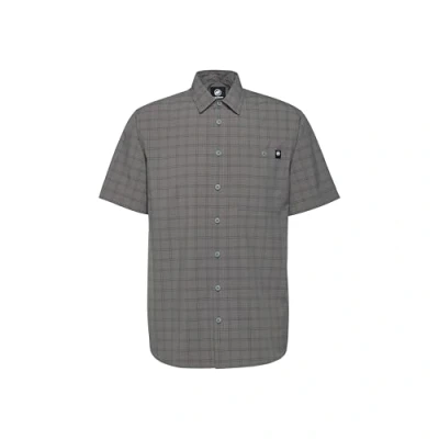Abbildung von Mammut Lenni Shirt Men Outdoor Hemd für Herren, Atmungsaktiv, Kurzarm Steel Black, L