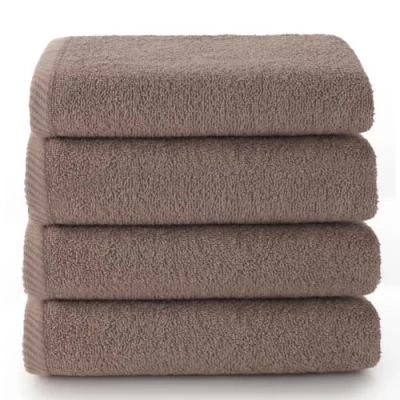 Abbildung von Top Towel Plus Badetücher 4 Gesichts oder Bidethandtücher 30x50 cm 100 % Baumwolle Nerz