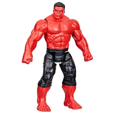 Abbildung von Marvel Studios Captain America Brave New World, Titan Hero Serie Deluxe Red Hulk Action Figur