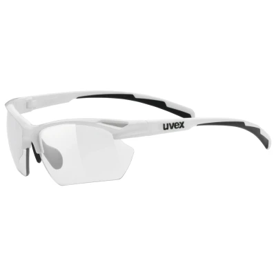 Abbildung von uvex sportstyle 802 V small Sportbrille für Damen und Herren selbsttönend beschlagfrei white/smoke one size