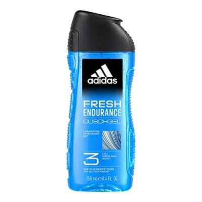 Abbildung von adidas 3in1 Fresh Endurance Duschgel, anregender Duft und langanhaltender Frische, 250 ml