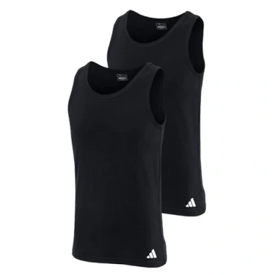Abbildung von adidas Sportswear 2PACK Unterhemd/shirt, Herren, Größe: XXL, Black