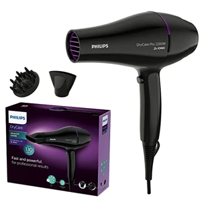 Abbildung von Philips DryCare Pro Haartrockner mit leistungsstarkem AC Motor (Modell BHD274/00)
