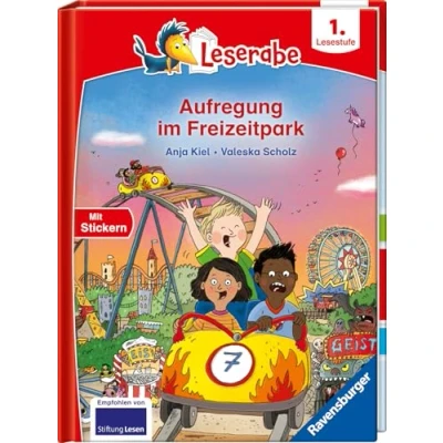 Abbildung von Aufregung im Freizeitpark Lesen lernen mit dem Leseraben Erstlesebuch Kinderbuch ab 6 Jahren Lesenlernen 1. Klasse Jungen und Mädchen (Leserabe Klasse)