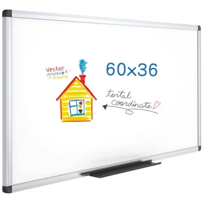 Abbildung von VIZ PRO Whiteboard mit Alurahmen, magnetisch 150 x 90 cm