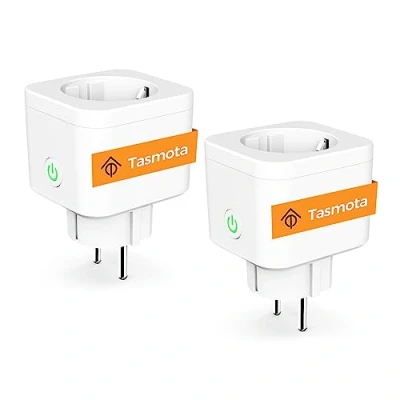 Abbildung von Refoss Tasmota Steckdose mit Stromzähler, Mini WLAN Steckdosen zur Messung von Stromverbrauch, Stromerzeugung, ESP8266 Smart Plug, Kompatibel mit Home Assistant, ioBroker, MQTT, Type F, 16A, 2,4GHz