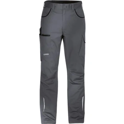 Abbildung von Uvex syneXXo Light Männer Arbeitshose, Lange Bundhose für die Arbeit, Grau, Größe 52