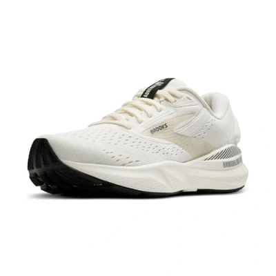 Abbildung von Brooks Adrenaline GTS 24 Stützender Laufschuh für Herren, Kokosnuss/Schwarz/Weiß Sand, 45 EU